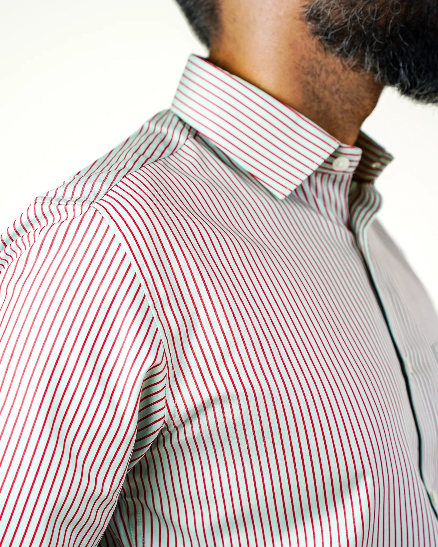 Harbor Red & Ash Stripe Shirt