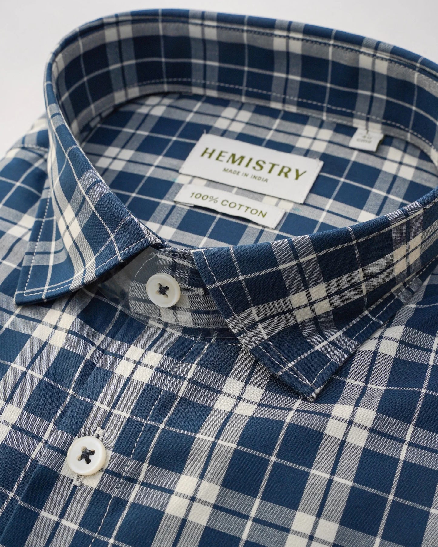 Nautical Navy Plaid Shirt