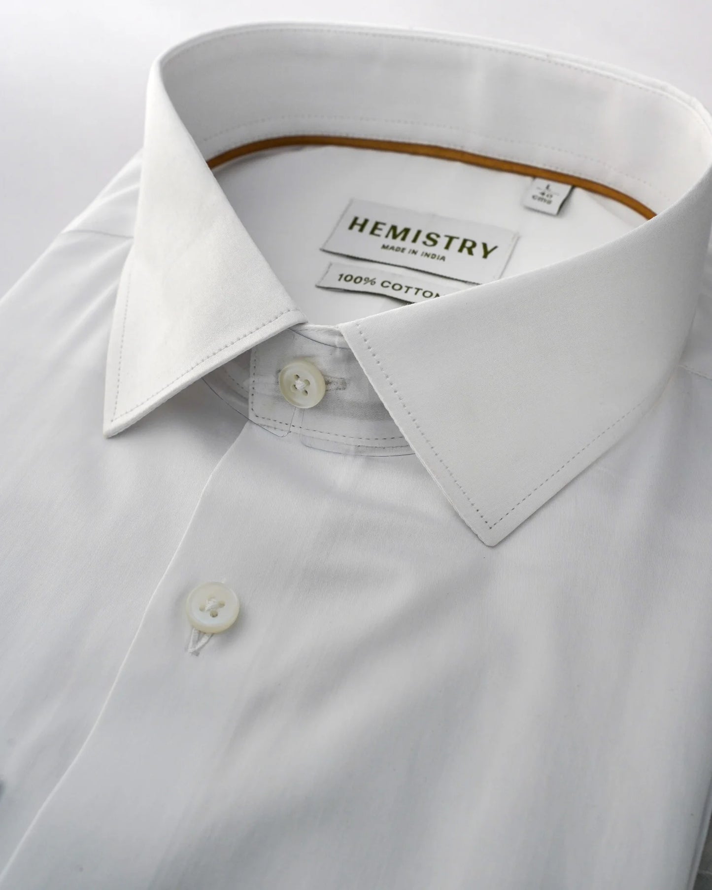 Classic White Satin Shirt