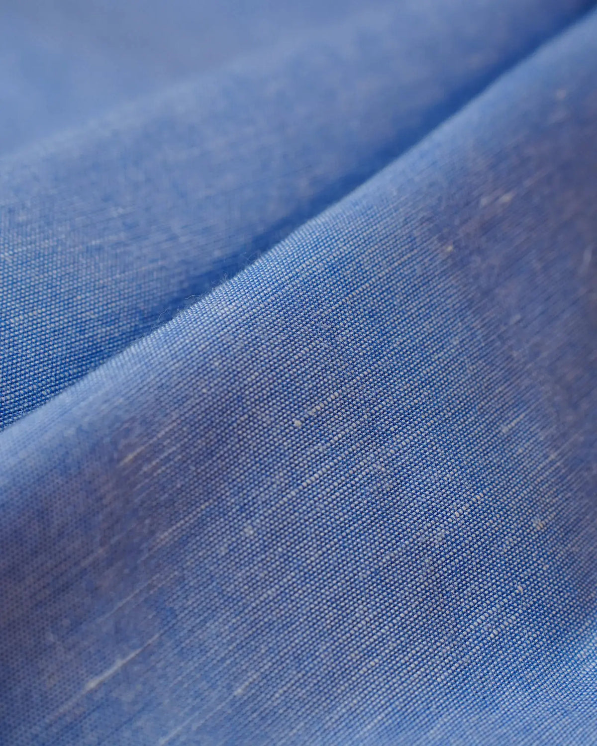 Aerial Blue Cotton Linen Shirt