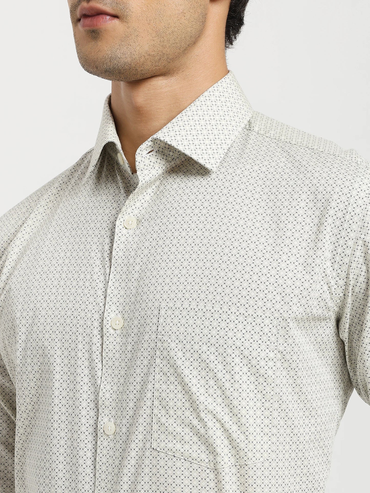 Alabaster Motif Printed Shirt