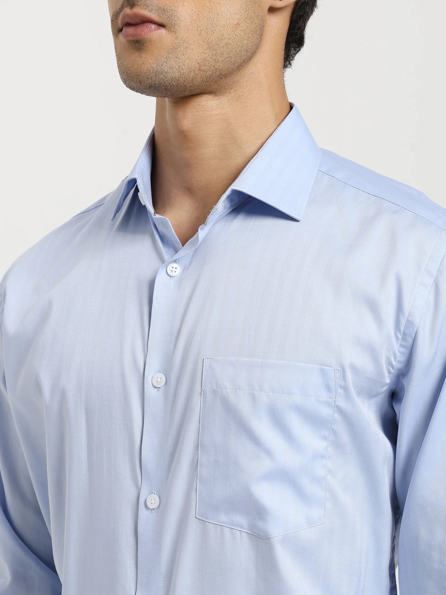 Arctic Horizon Herringbone Shirt