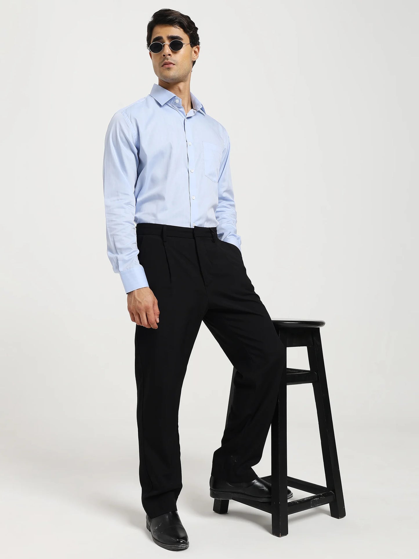 Arctic Horizon Herringbone Shirt