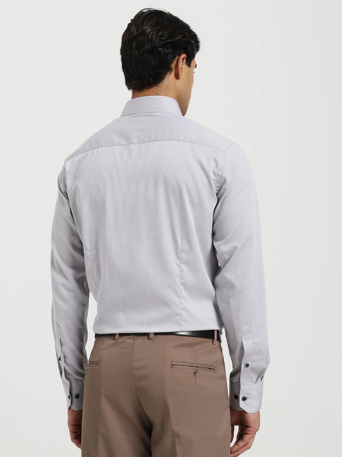 Ashford Grey Herringbone Shirt