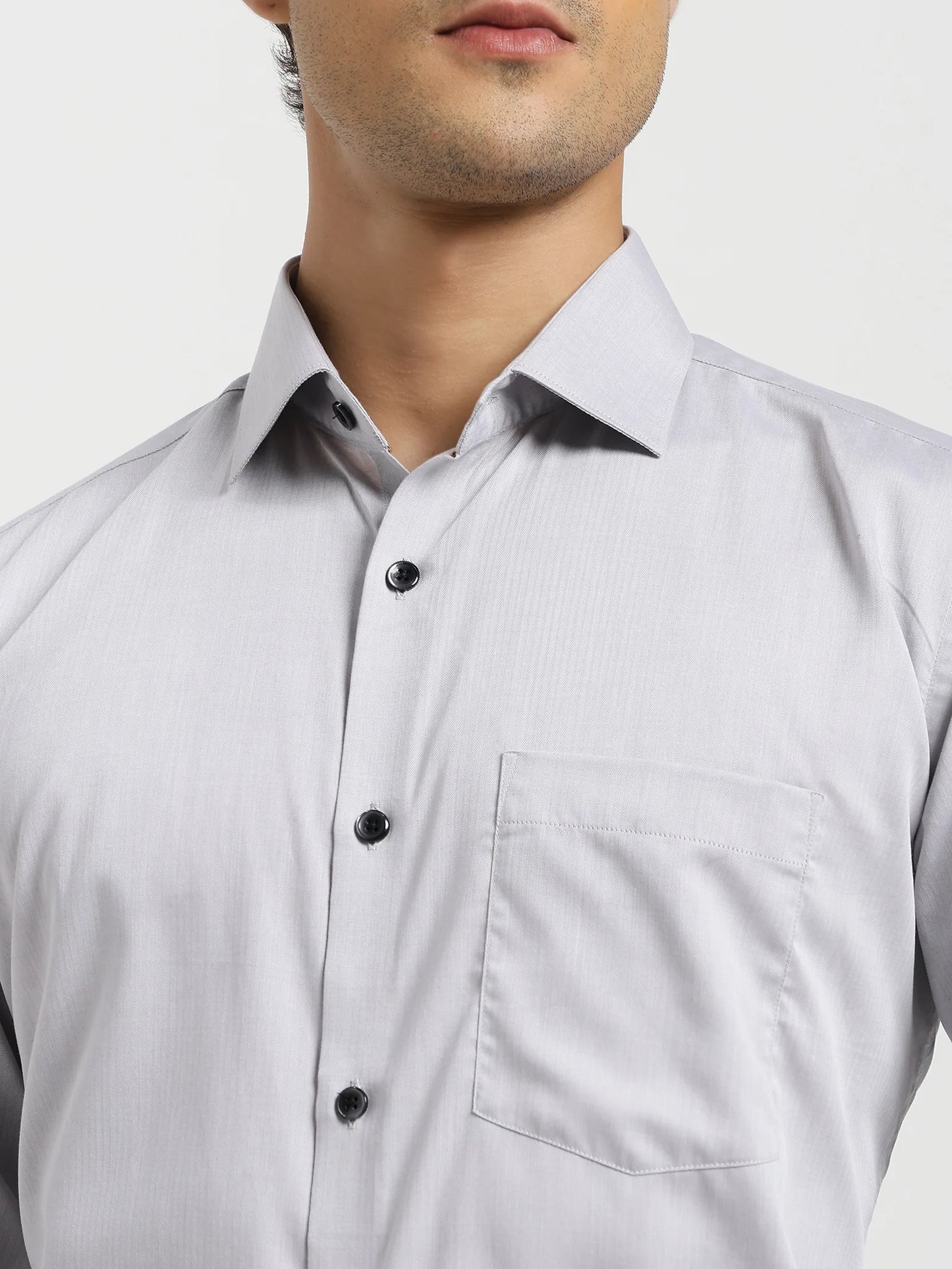Ashford Grey Herringbone Shirt