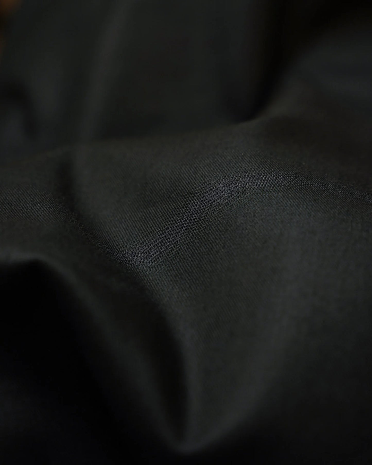 Black Stretch Twill Shirt
