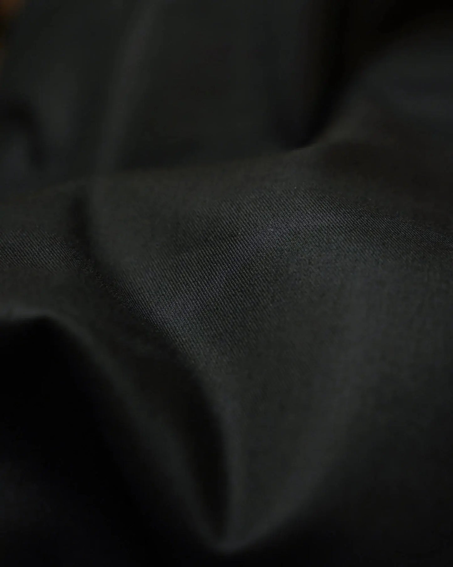 Black Stretch Twill Shirt