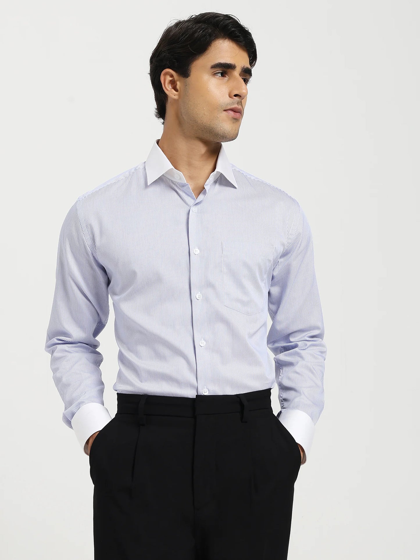 Boardroom Blue Stripe Shirt