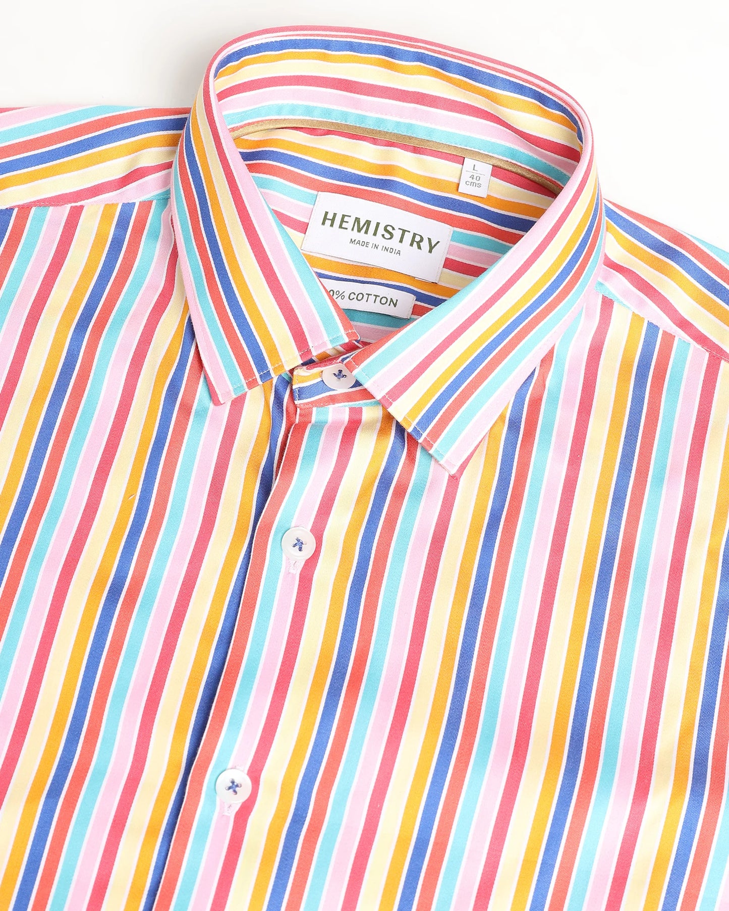 Carnival Stripe Cotton Shirt