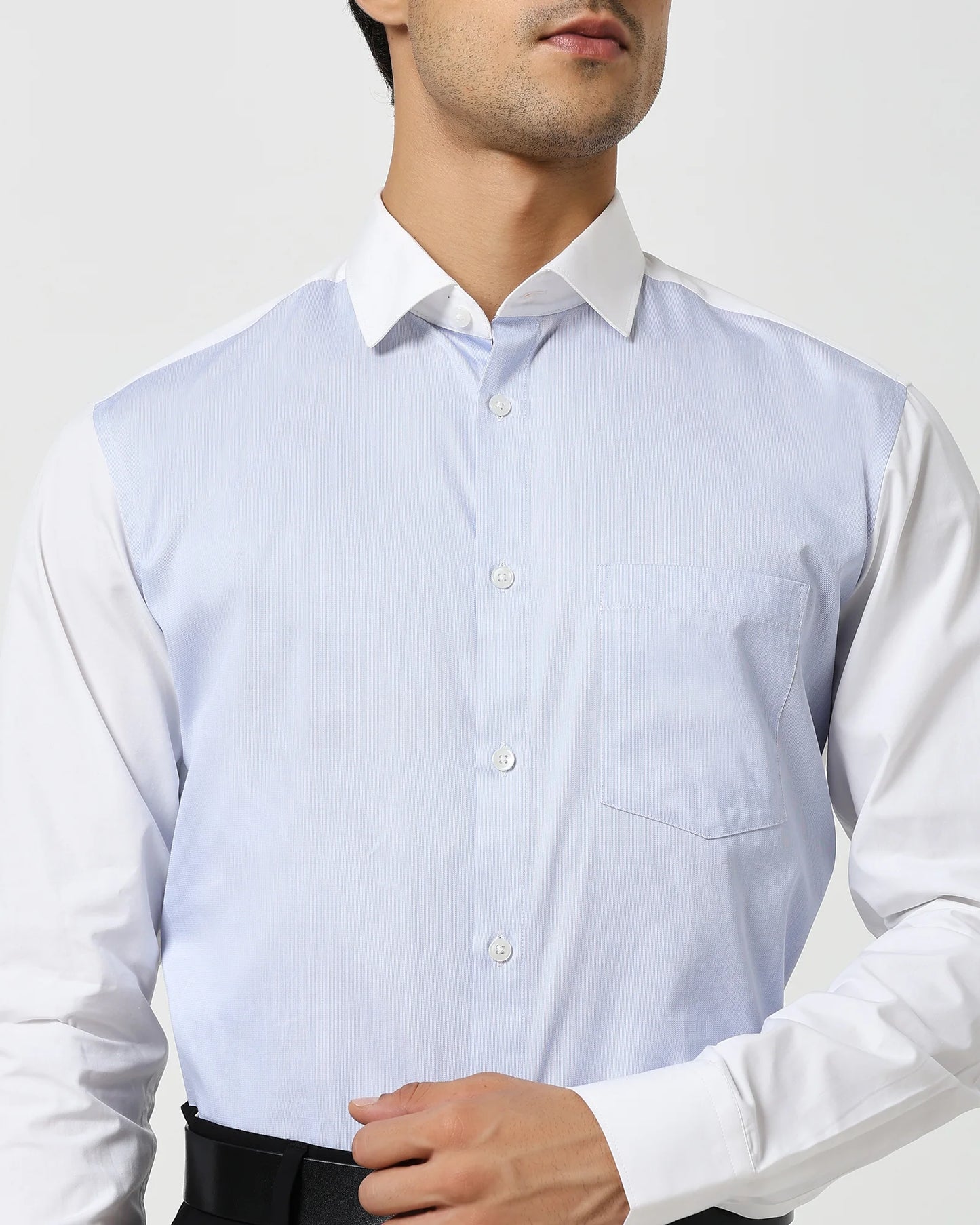 Crystalline Blue & White Shirt