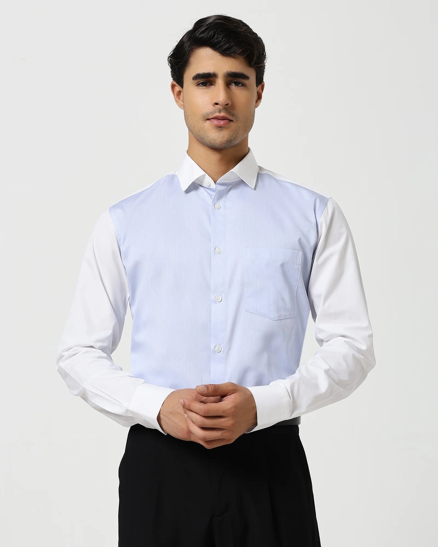 Crystalline Blue & White Shirt