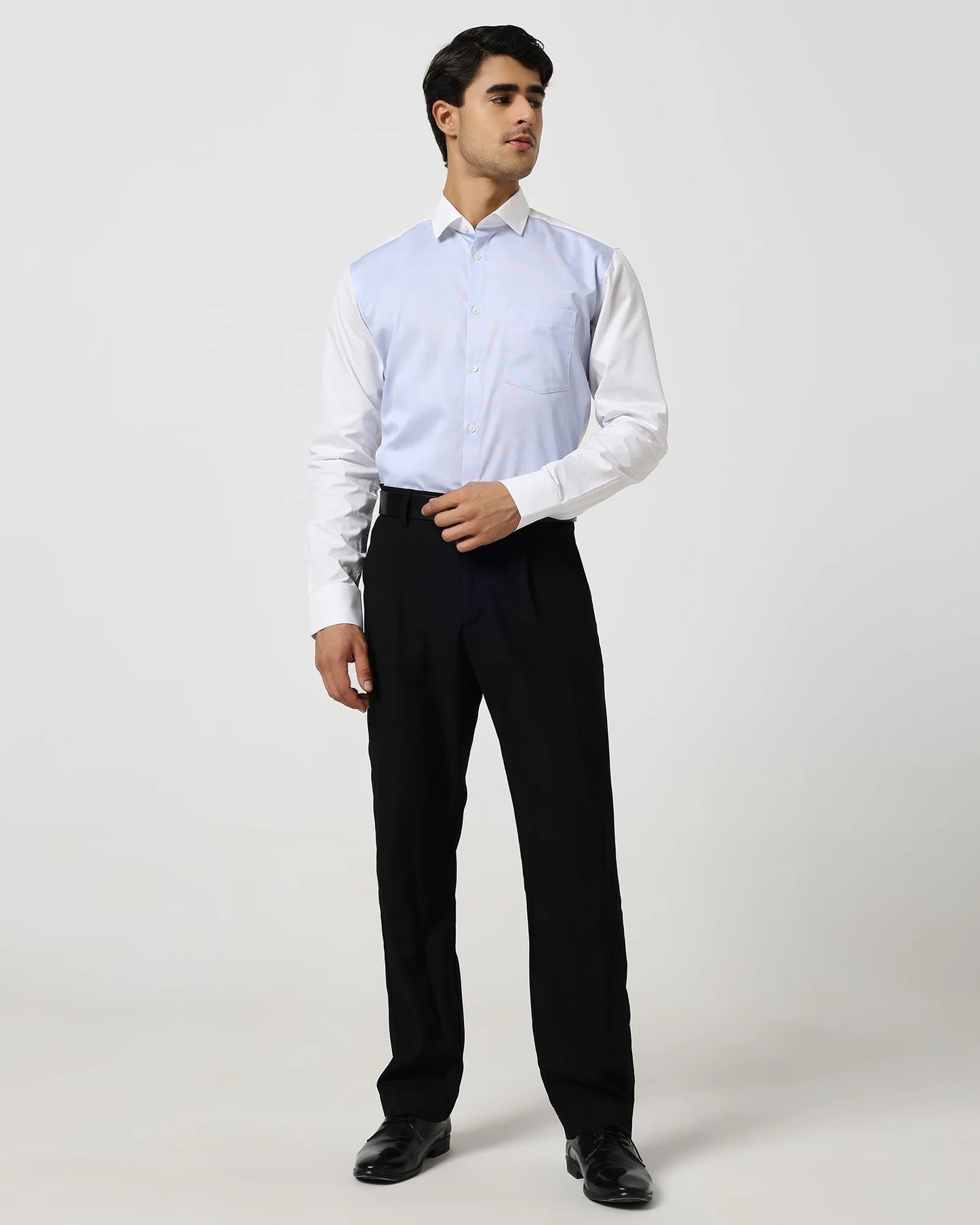 Crystalline Blue & White Shirt
