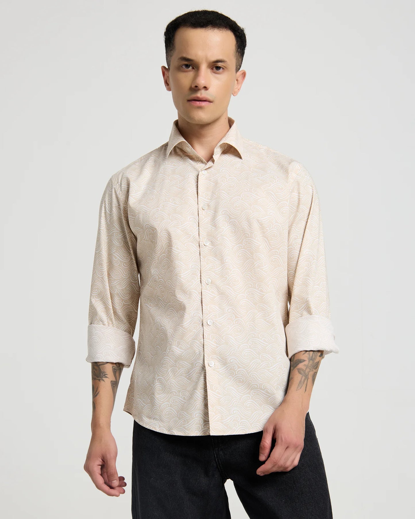 Dune Wave Cotton Shirt