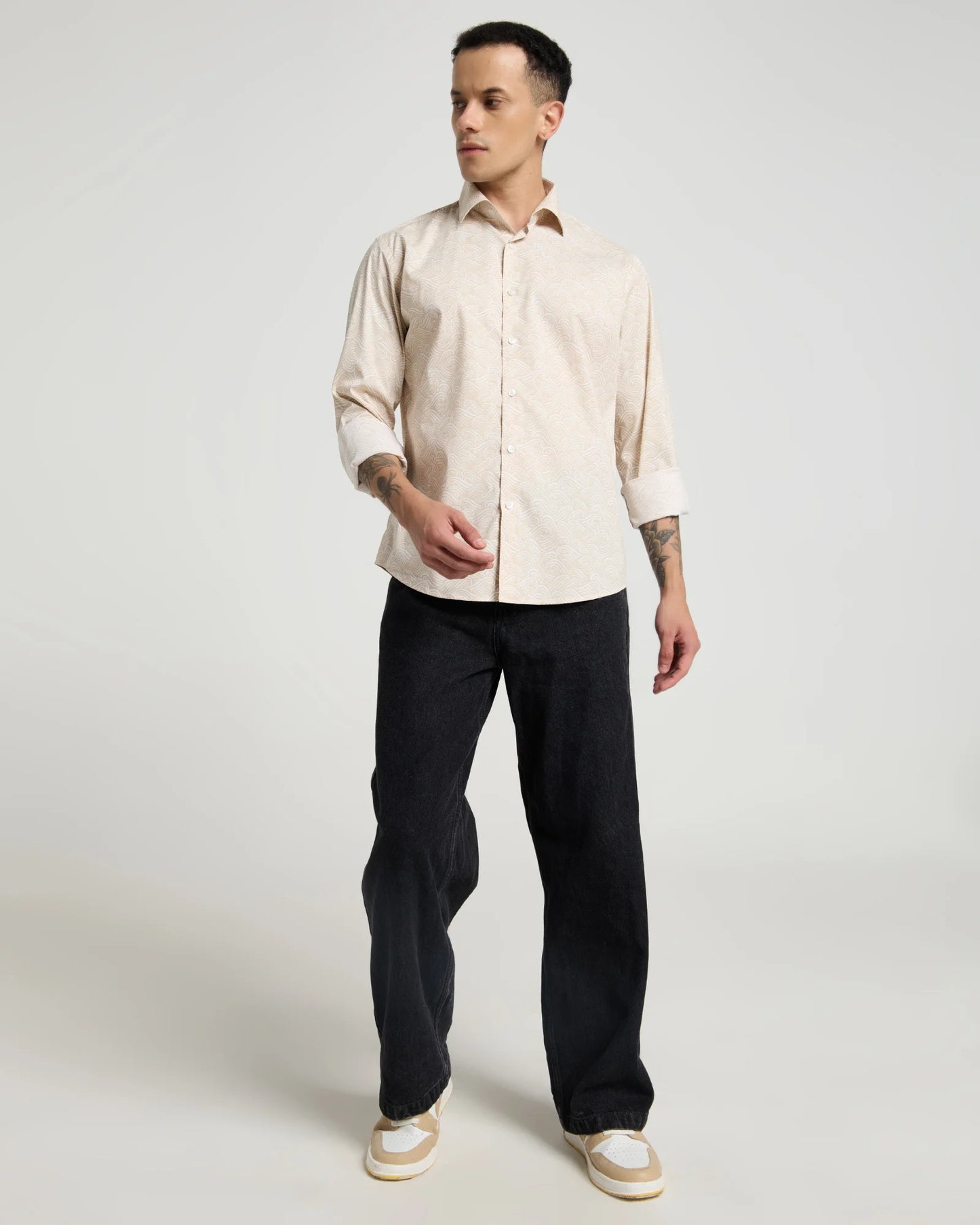 Dune Wave Cotton Shirt