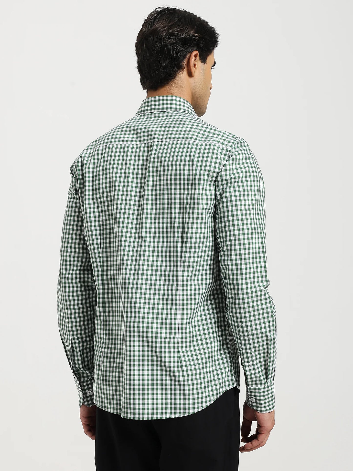 Emerald Grid Check Shirt