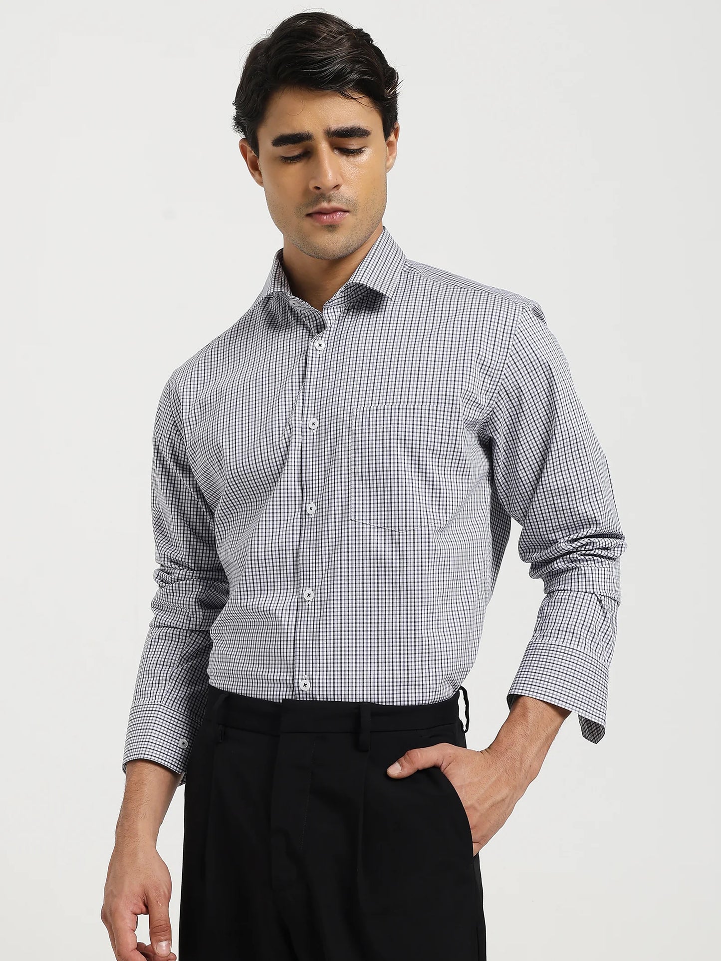 Iron Grid Check Shirt