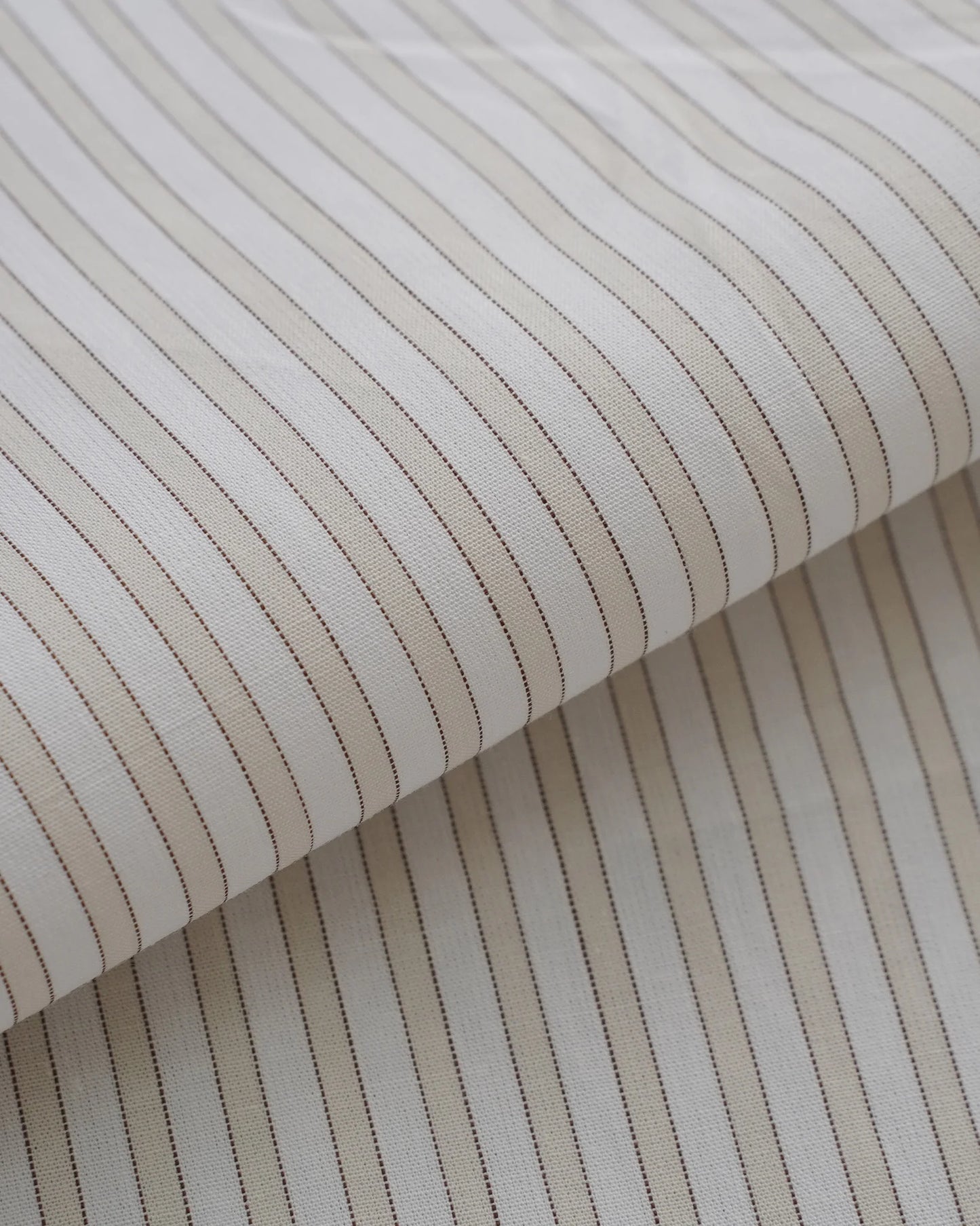 Ivory Pinstripe Button-Down Shirt