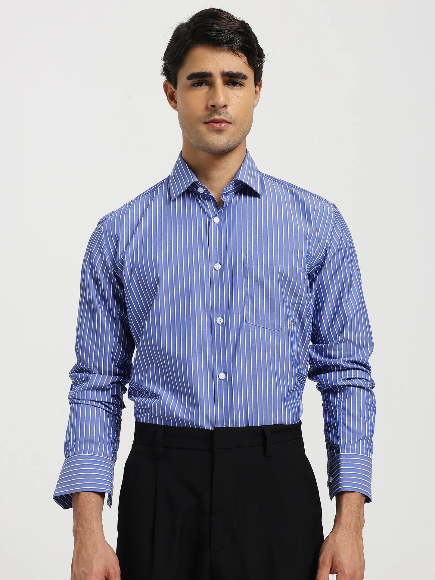 Marine Pinstripe Classic Shirt