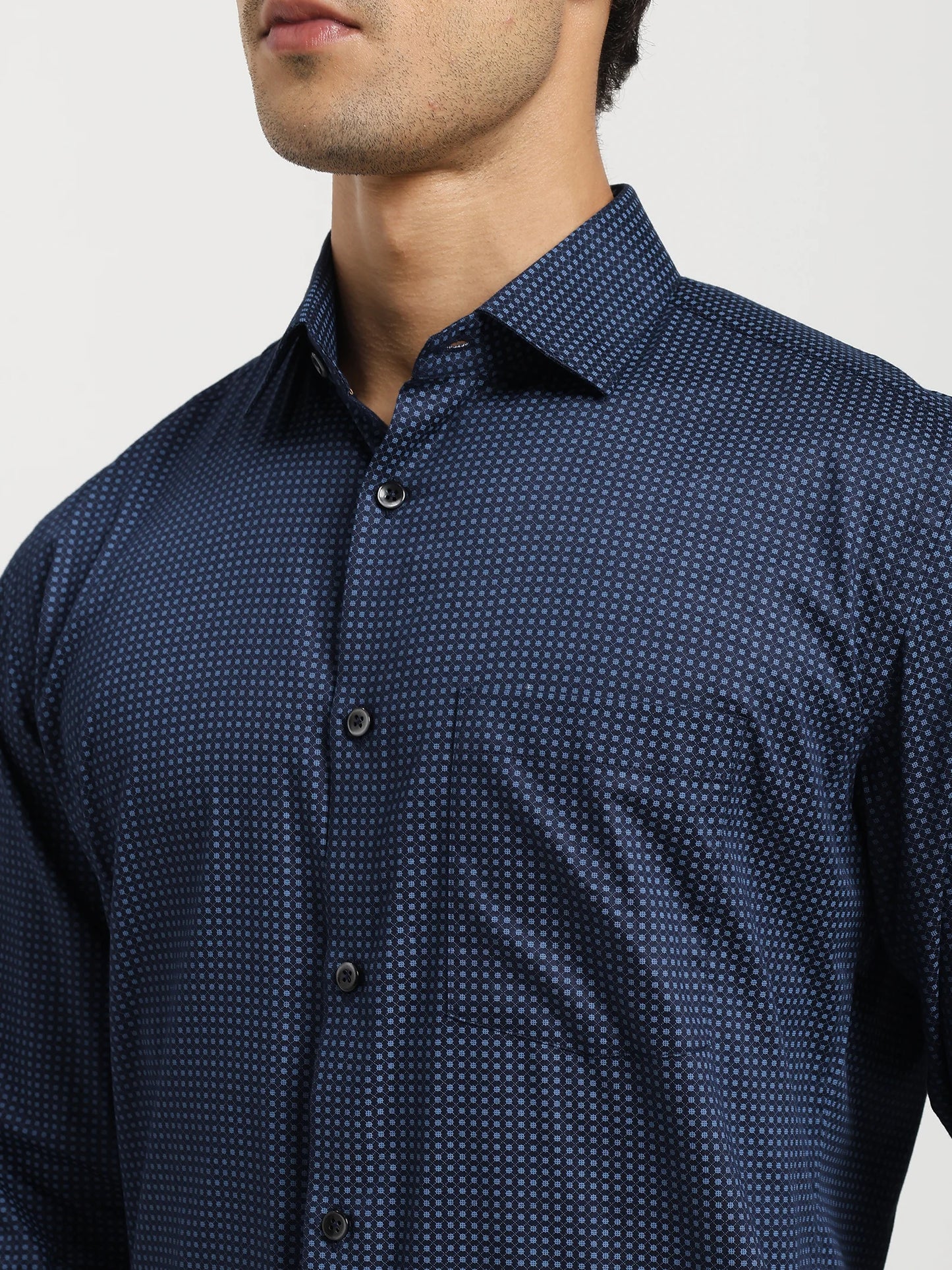 Midnight Mosaic Printed Shirt