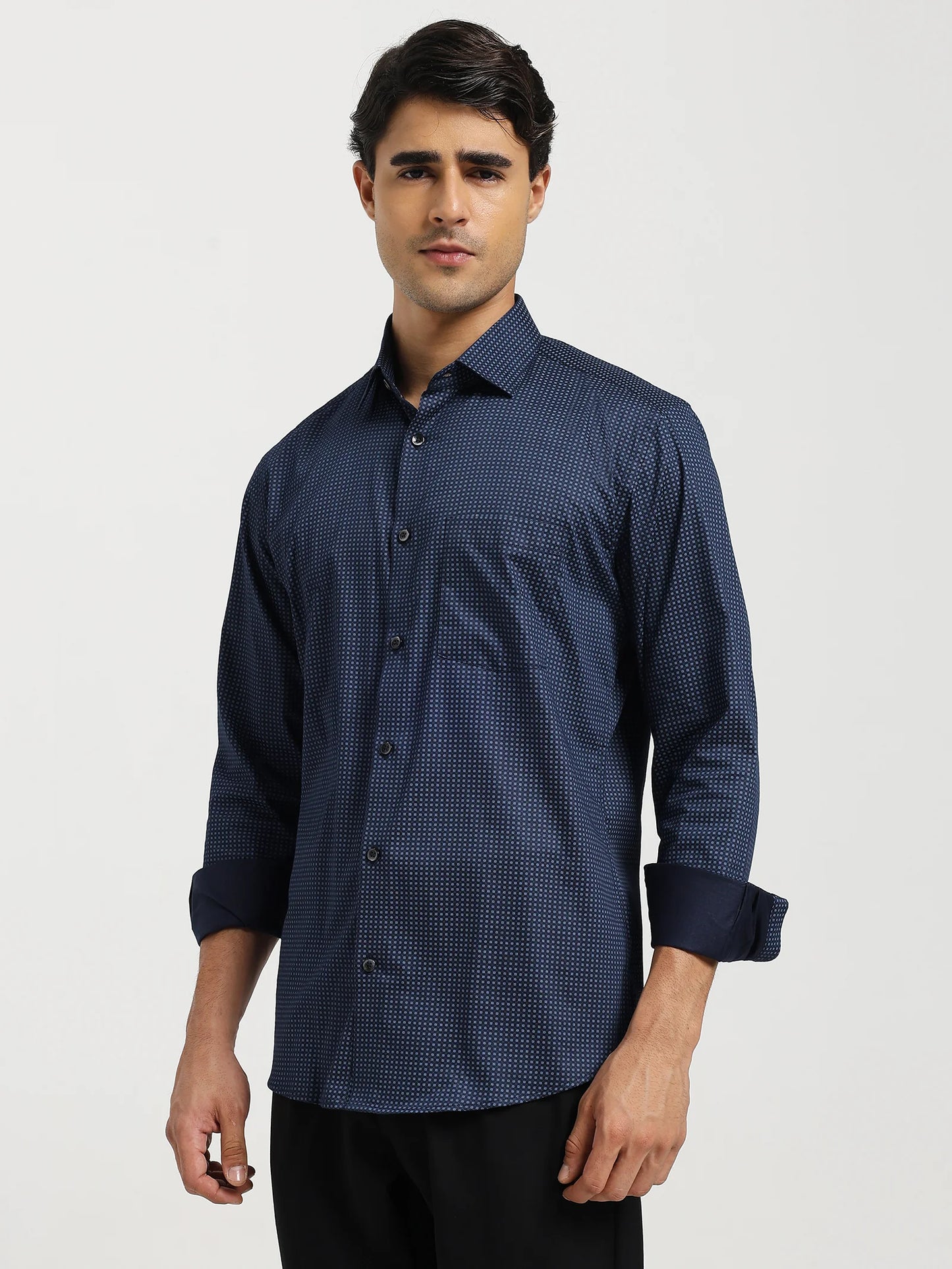 Midnight Mosaic Printed Shirt