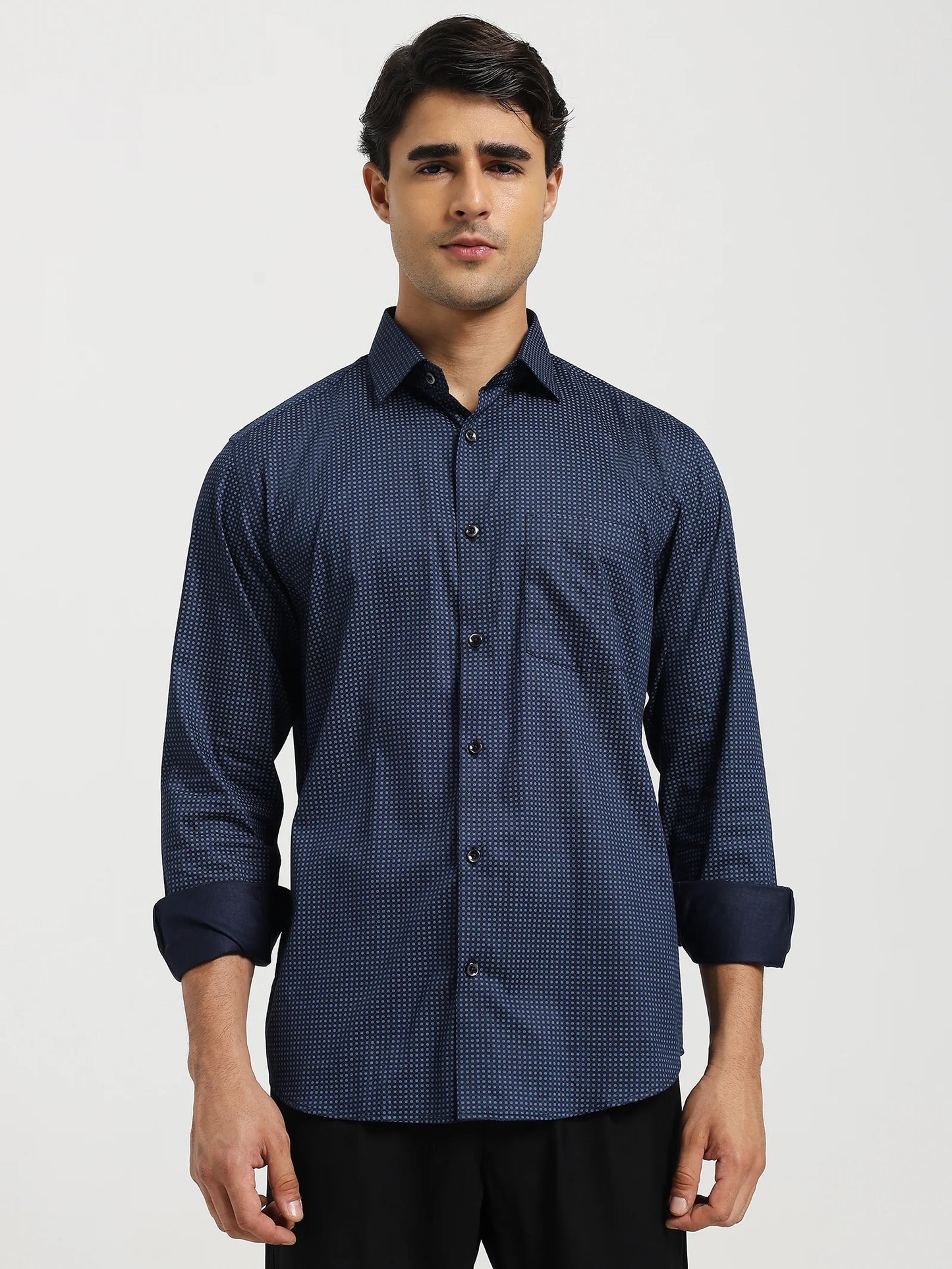 Midnight Mosaic Printed Shirt