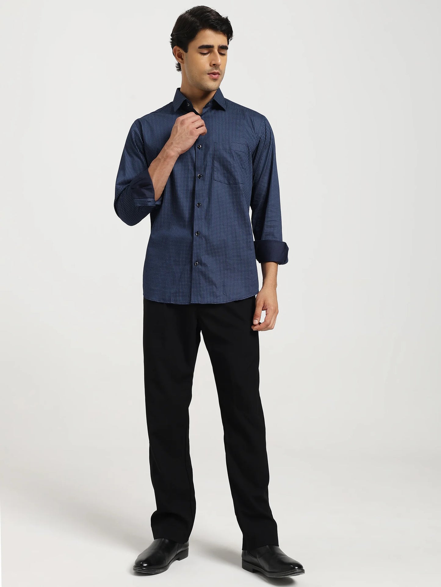 Midnight Mosaic Printed Shirt
