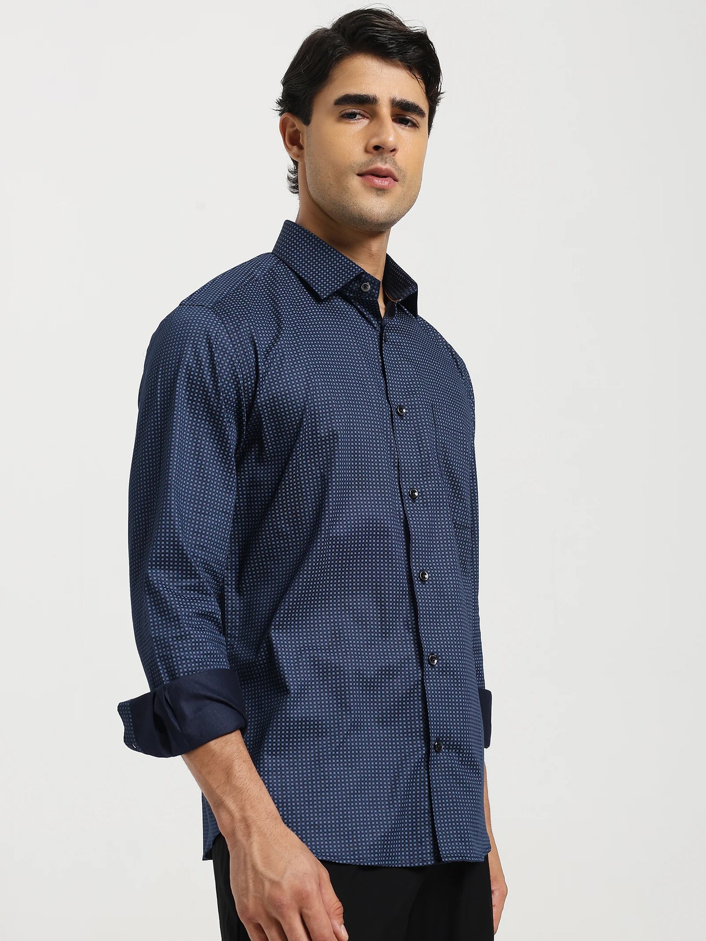 Midnight Mosaic Printed Shirt