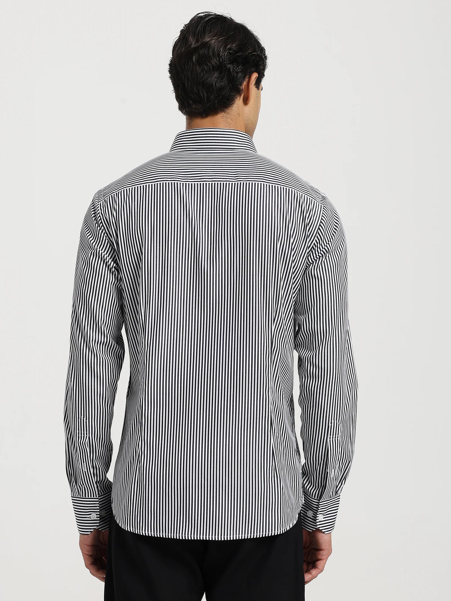 Monochrome Pinstripe Classic Shirt