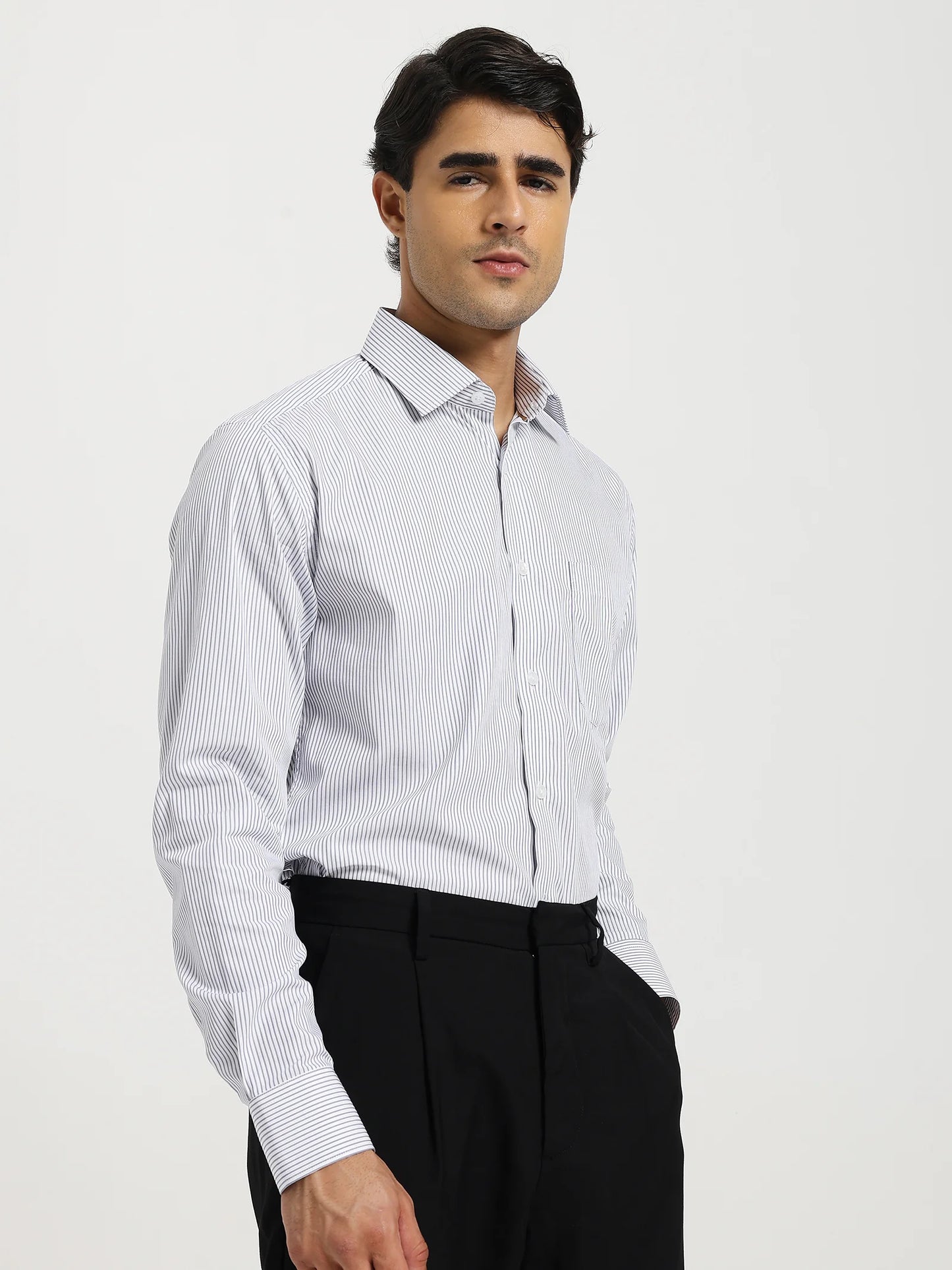 Nautica Herringbone Stripe Shirt