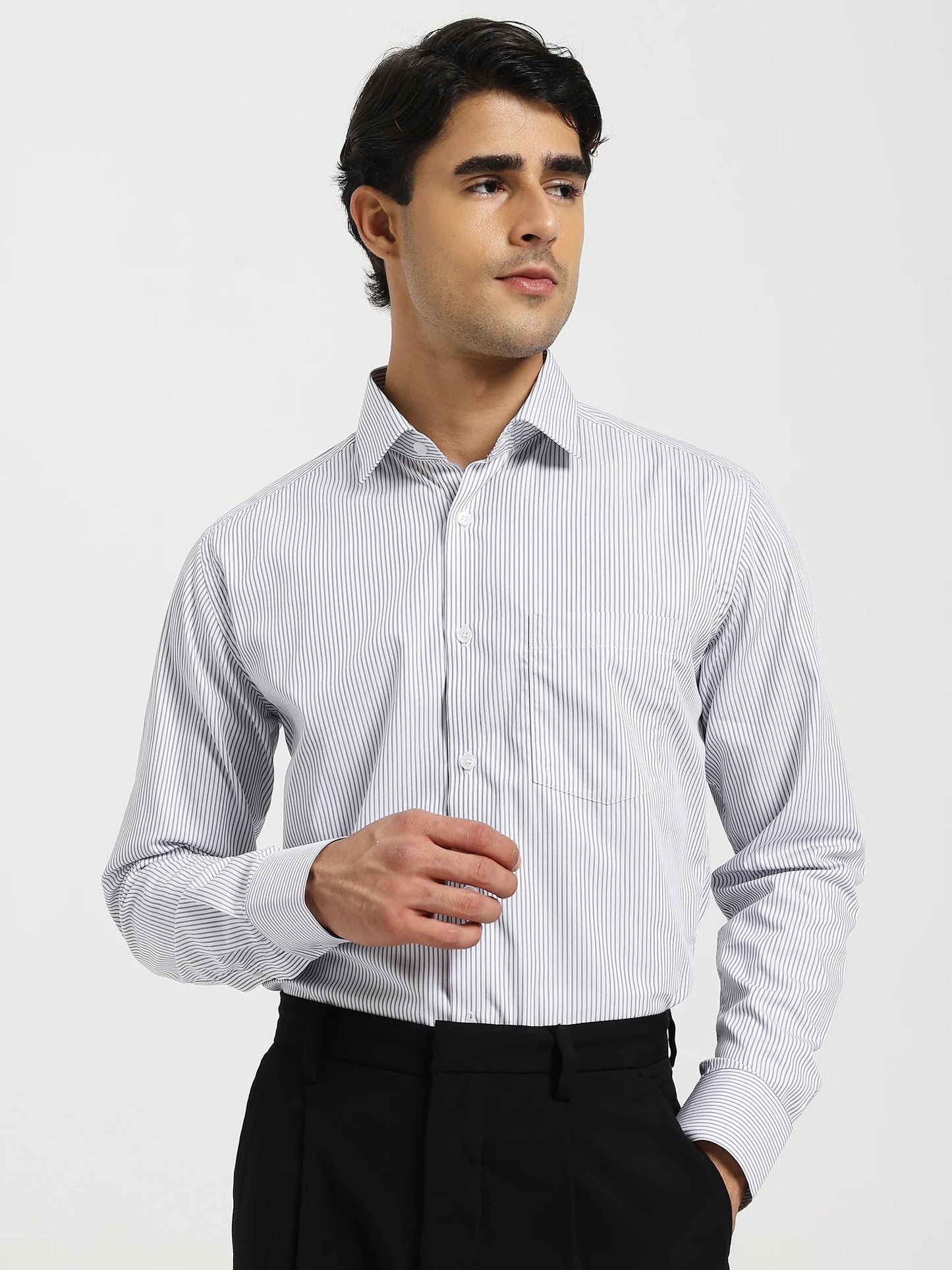 Nautica Herringbone Stripe Shirt