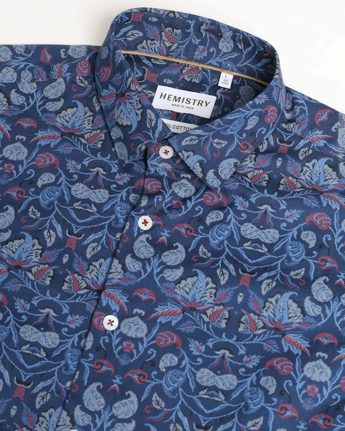 Nocturne Bloom Printed Cotton Shirt