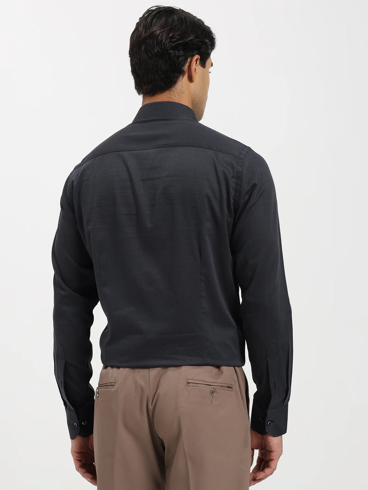 Onyx Microtexture Luxe Shirt