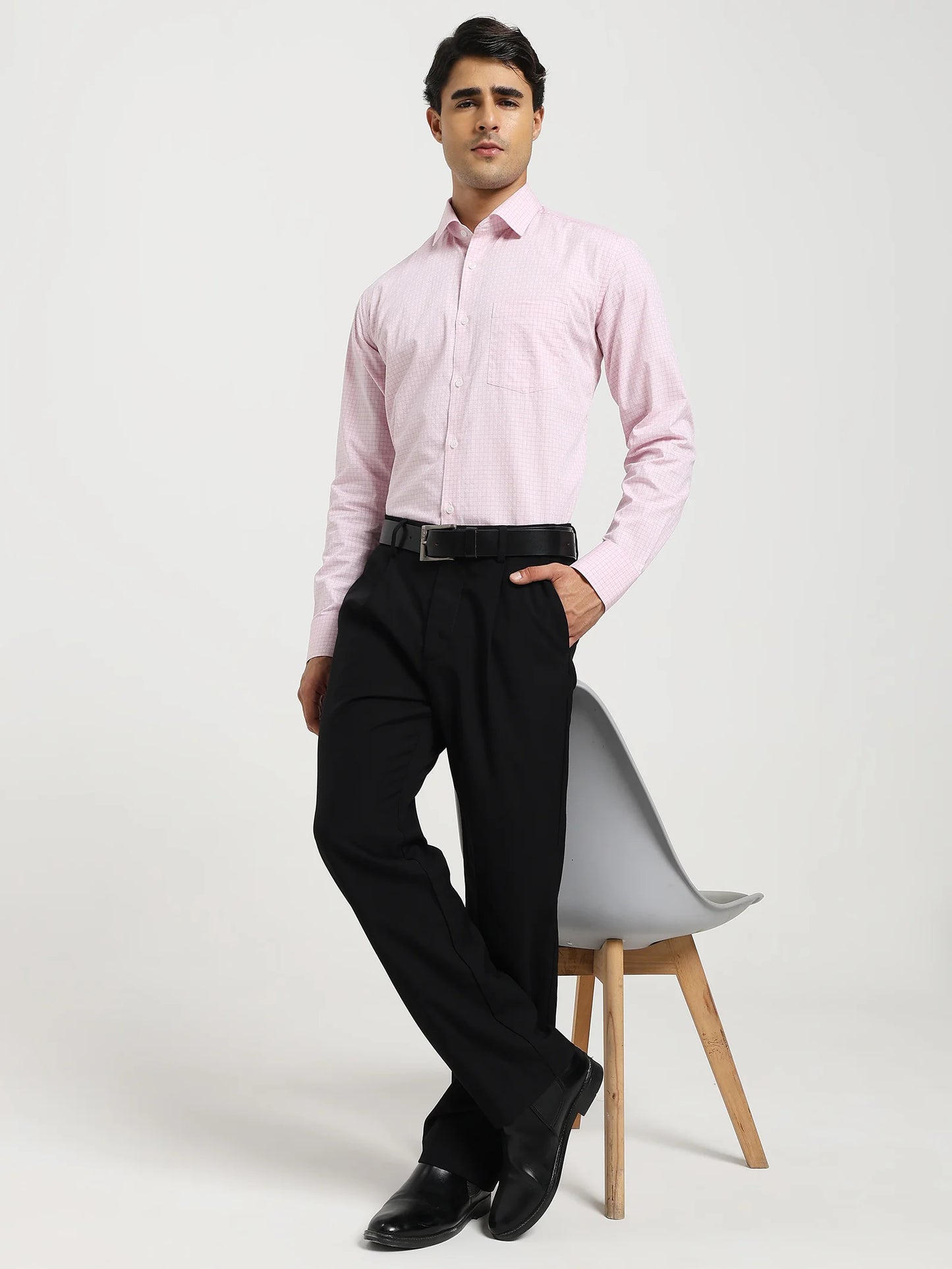 Orchid Grid Microcheck Shirt