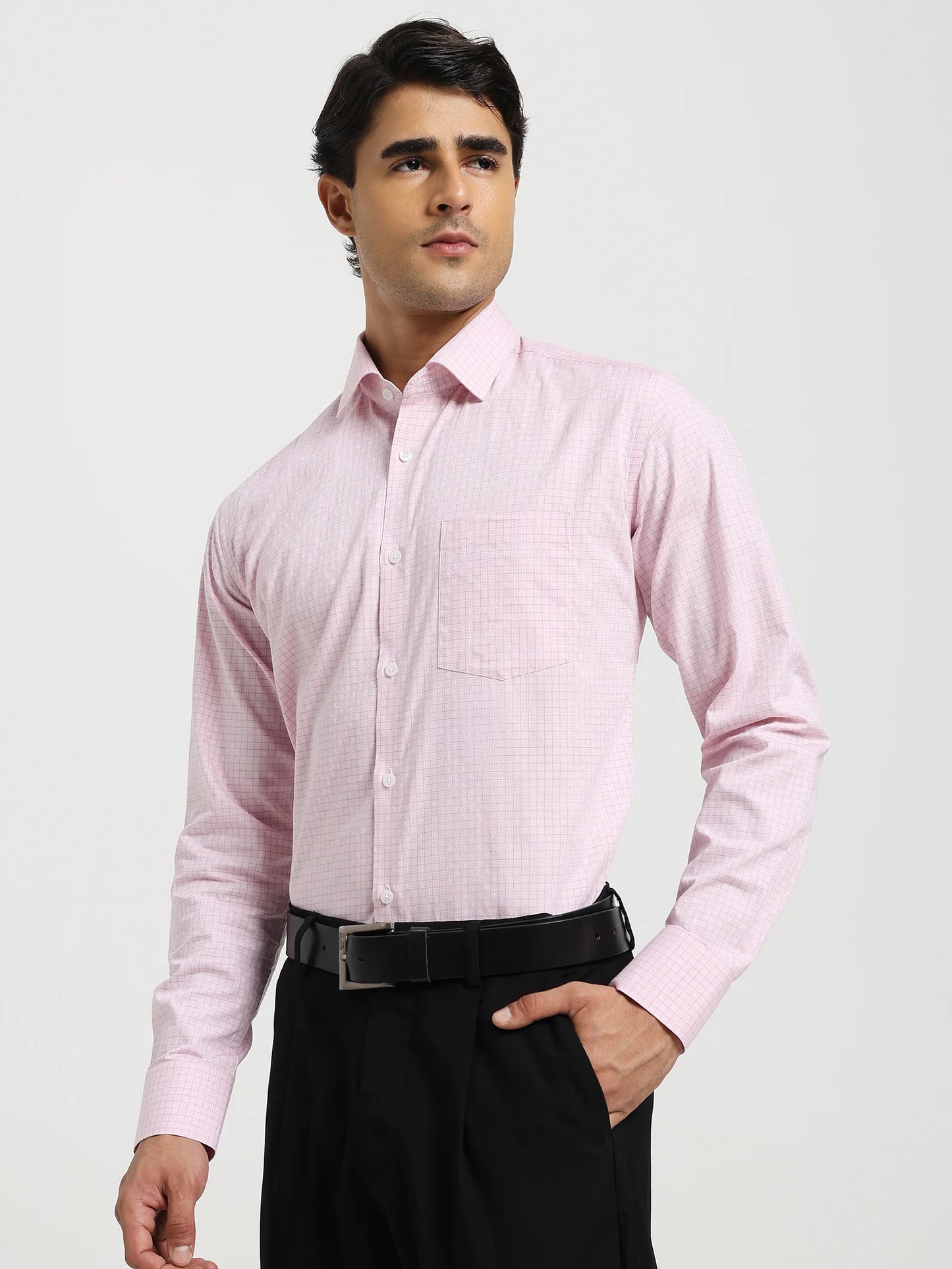 Orchid Grid Microcheck Shirt