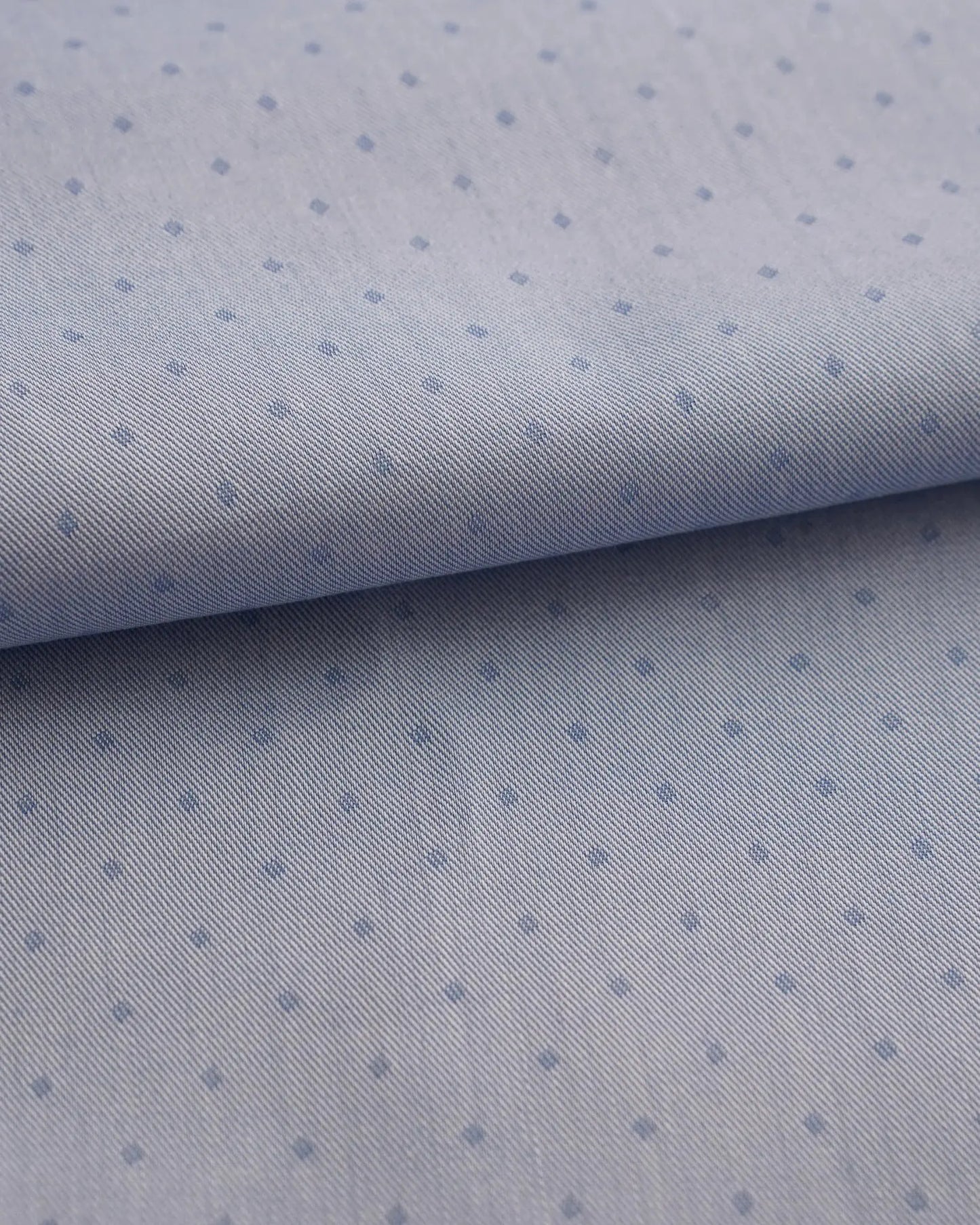 Powder Blue Micro Motif Shirt