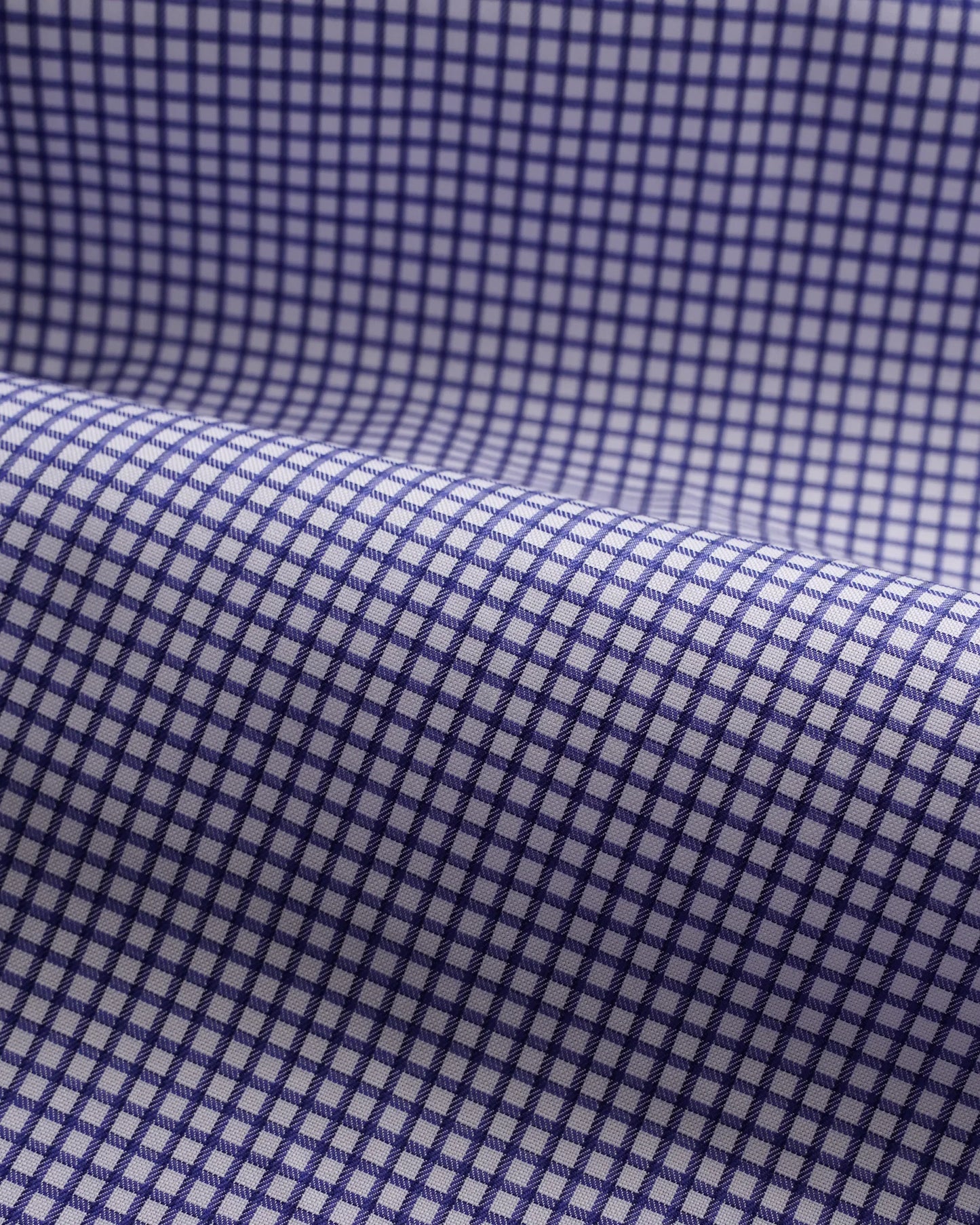 Savile Check Contrast Collar Shirt