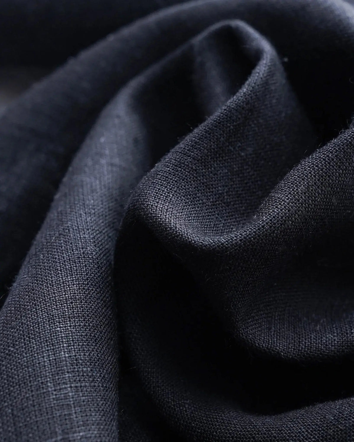 True Black Linen Classic Shirt
