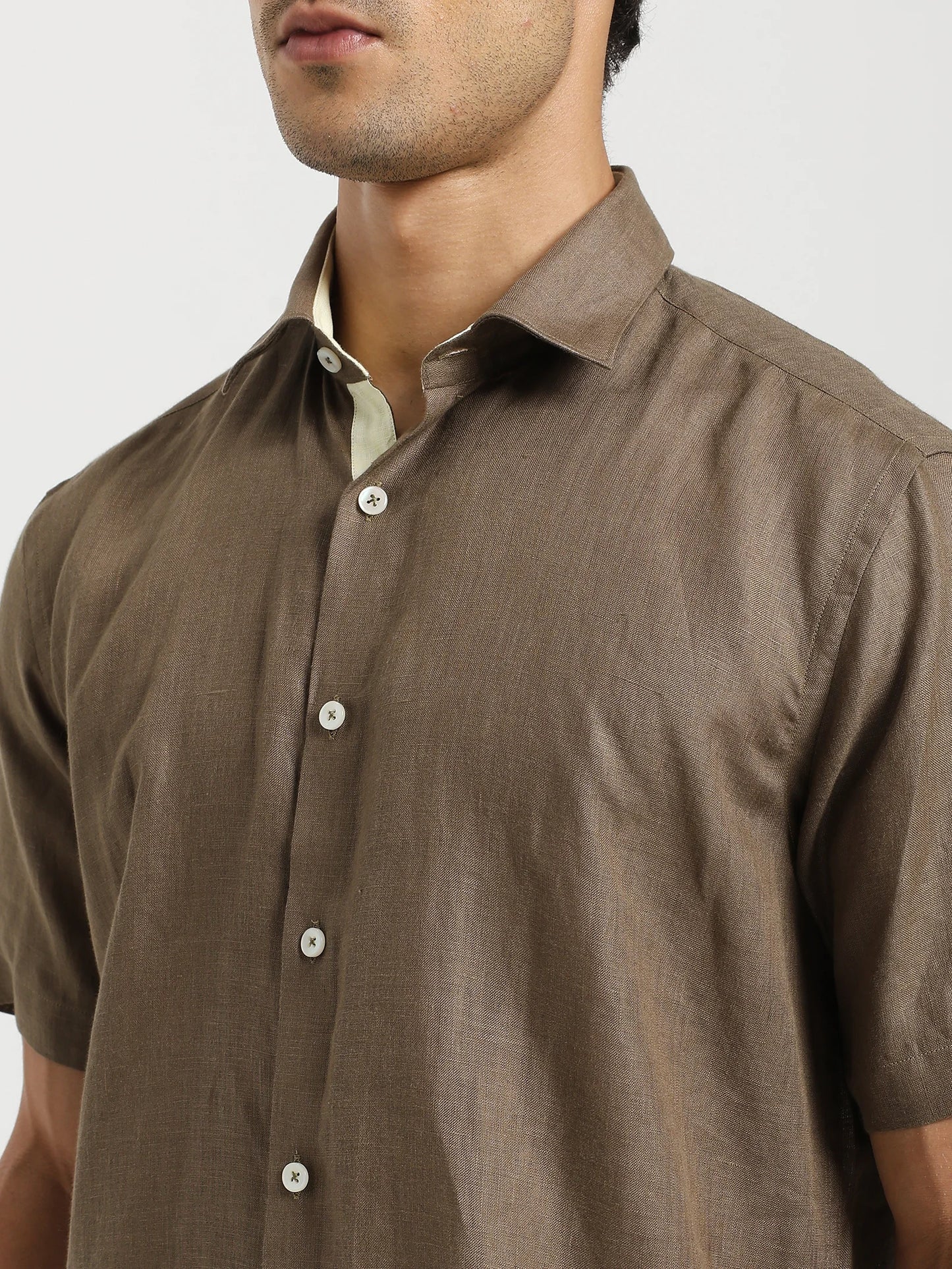 Tuscan Earth Linen Shirt