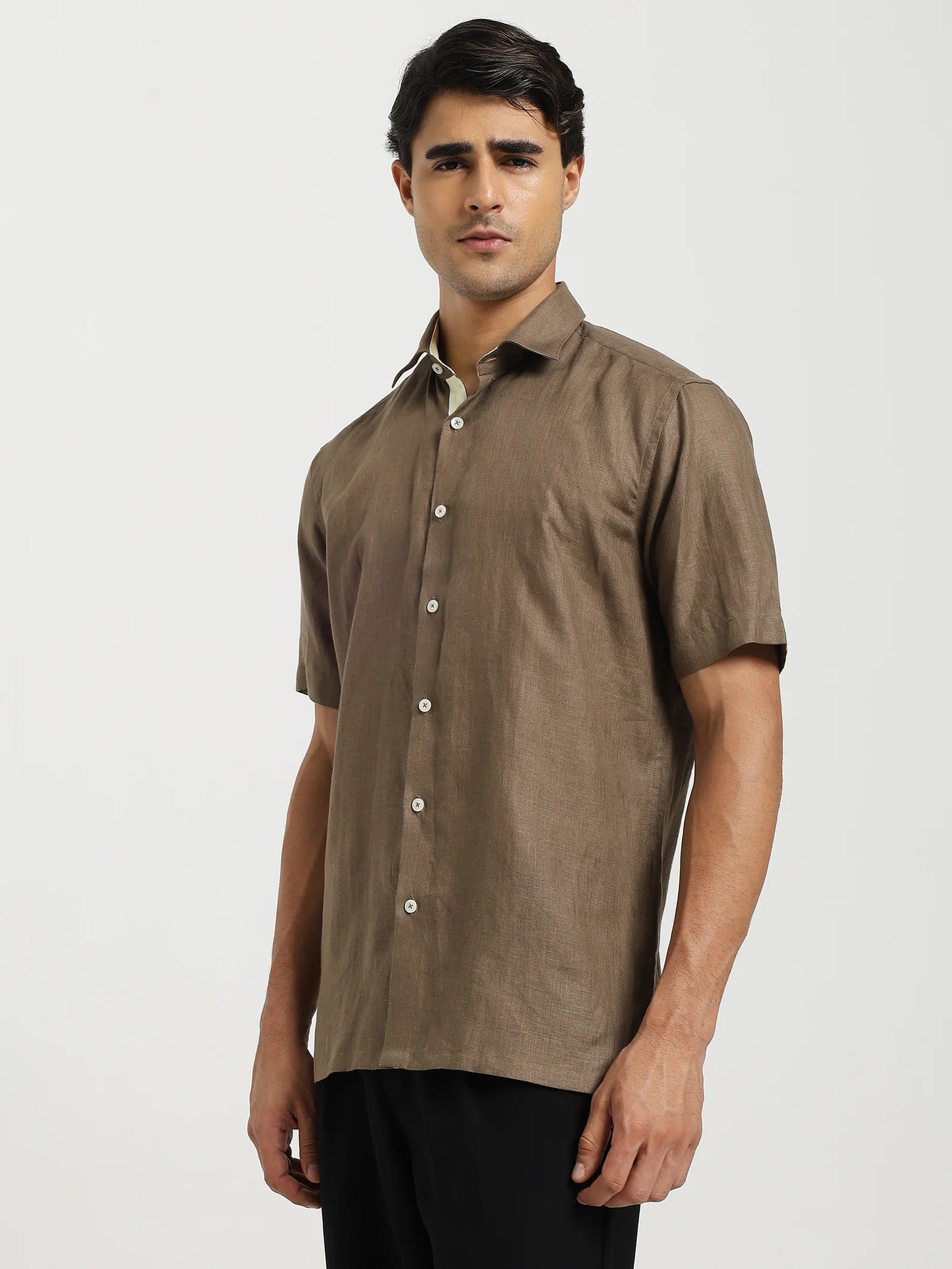 Tuscan Earth Linen Shirt