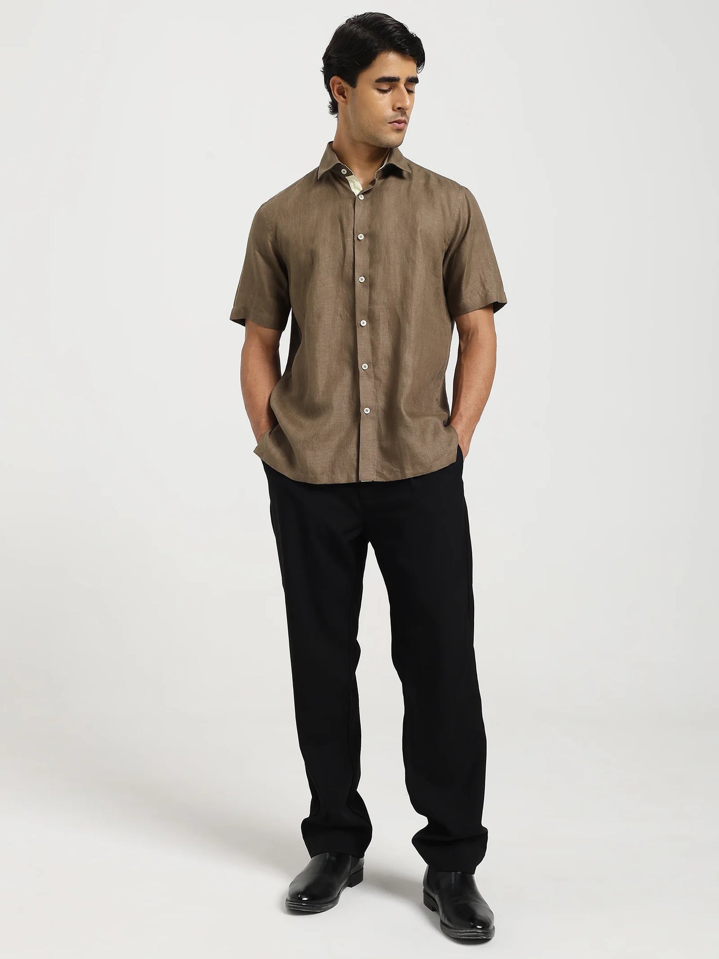 Tuscan Earth Linen Shirt