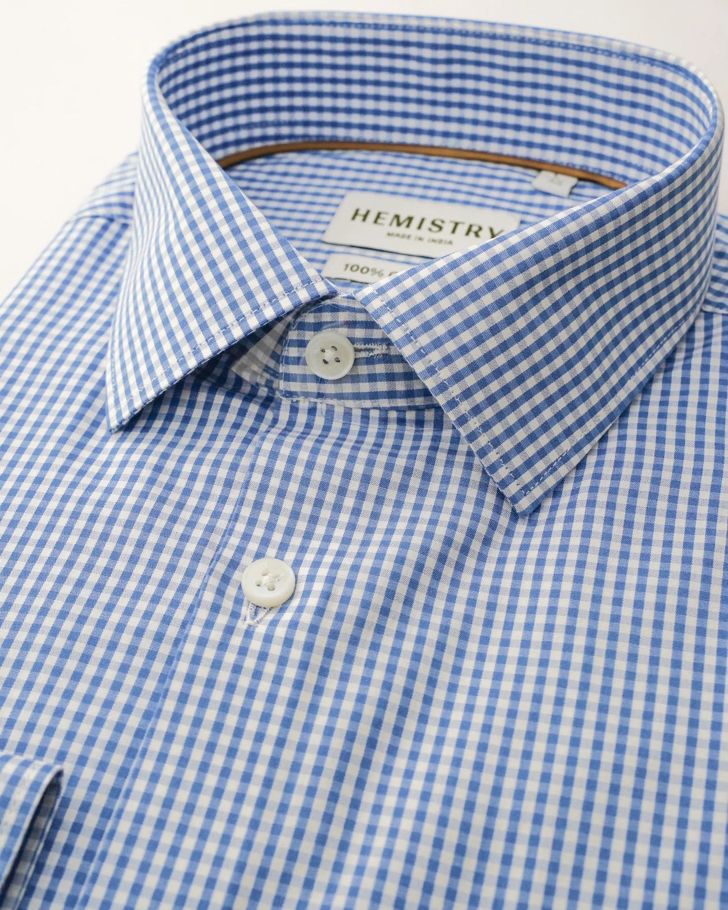 Summer Sky Gingham Shirt