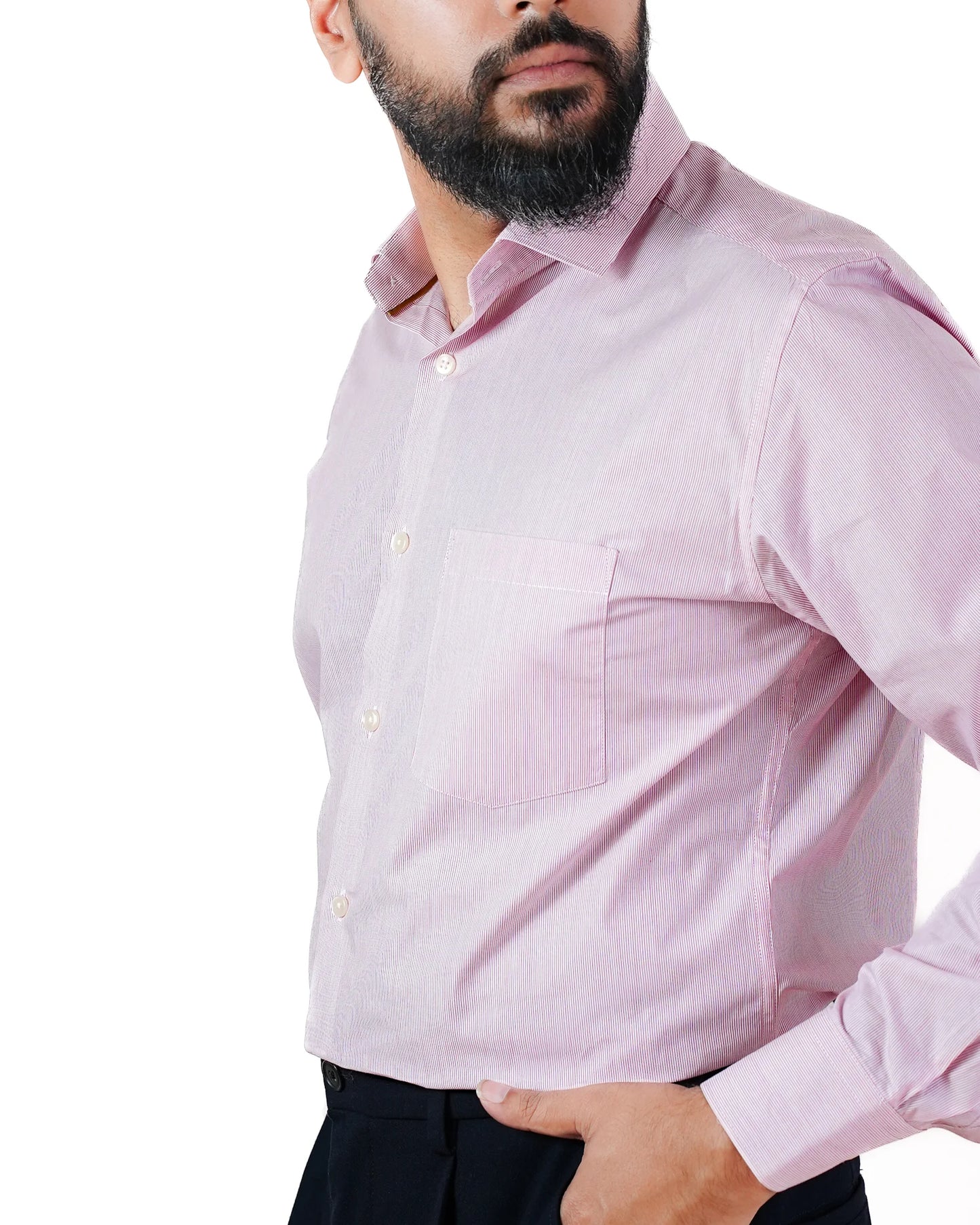 Crimson Dawn Stripe Shirt