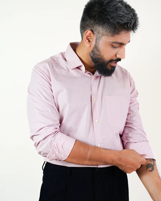 Crimson Dawn Stripe Shirt