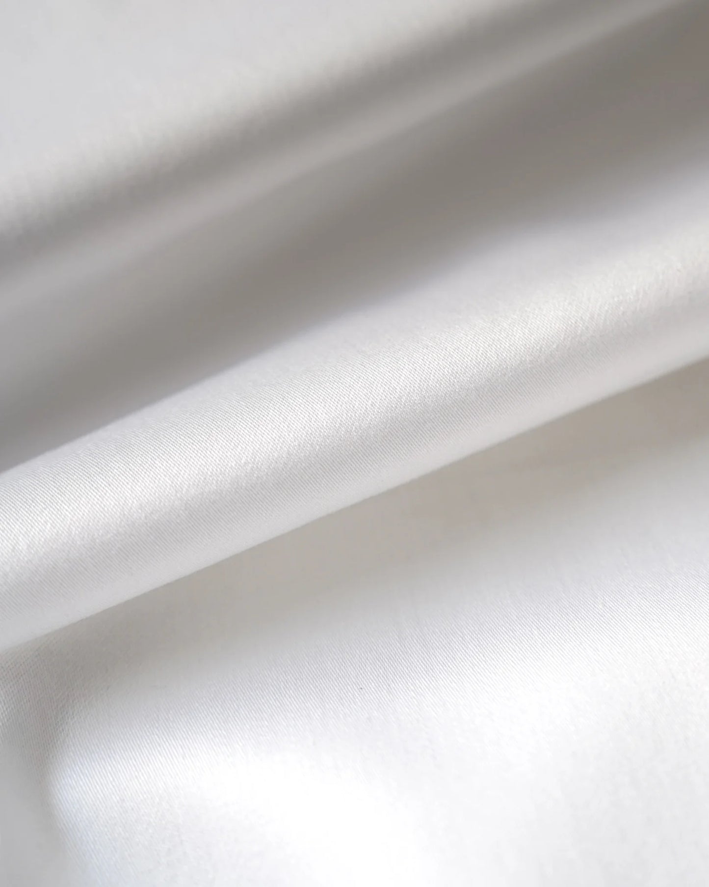 Pristine Pearl White Giza Satin Shirt