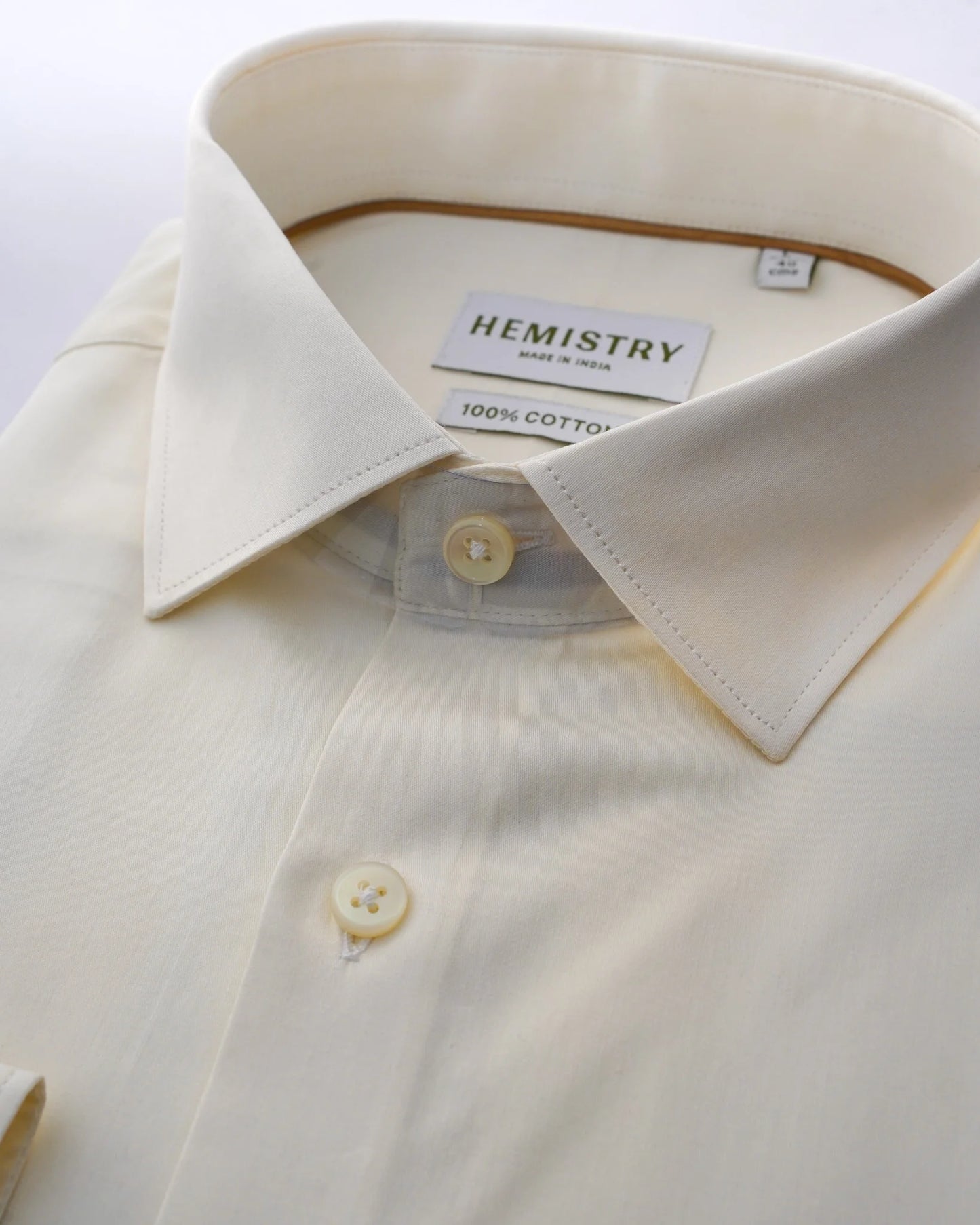 Cream Luxe Satin Shirt