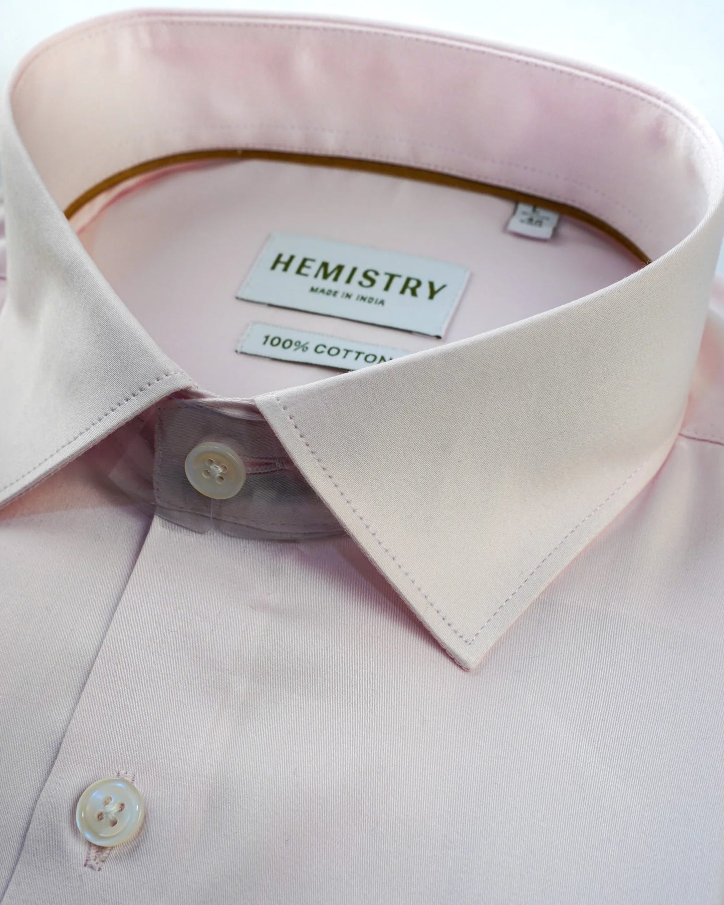 Pastel Pink Elegance Satin Shirt