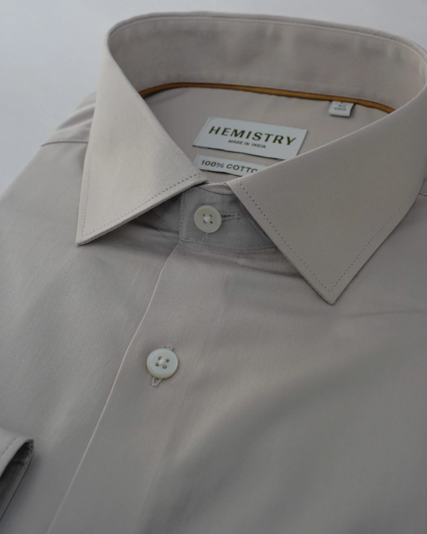 Mist Grey Satin Shirt