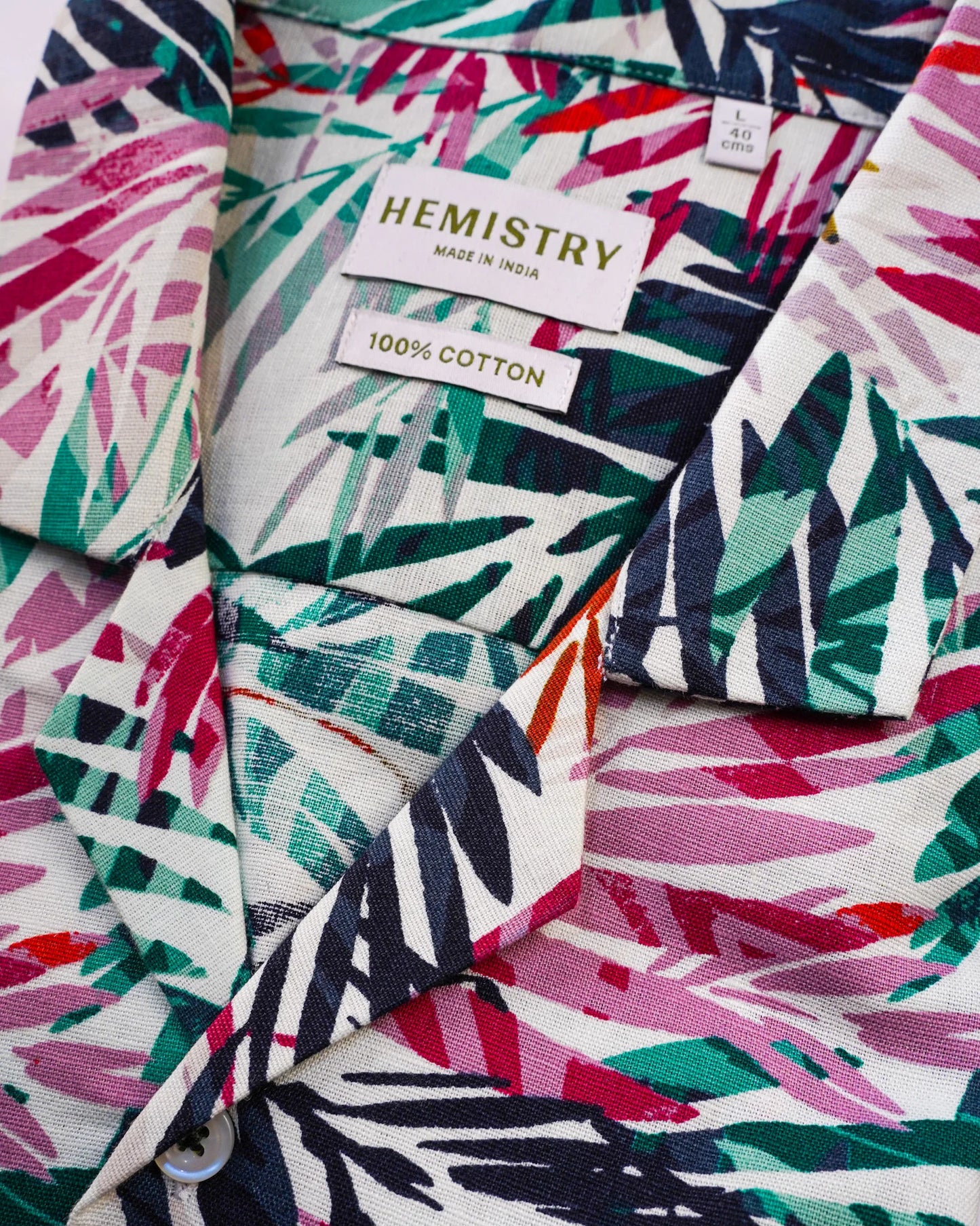 Tropical Canopy Cotton Linen Shirt