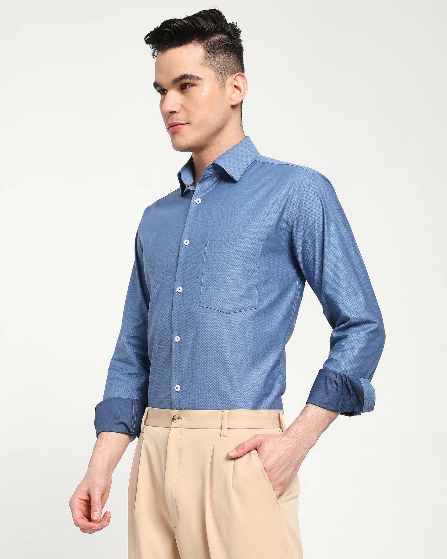 Aegean Chevron Dobby Shirt