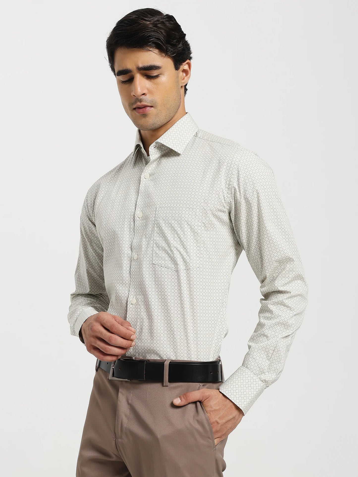 Alabaster Motif Printed Shirt